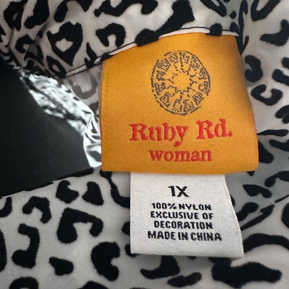 Ruby Rd. Leopard Print Women's Jacket - Picture 4 of 4